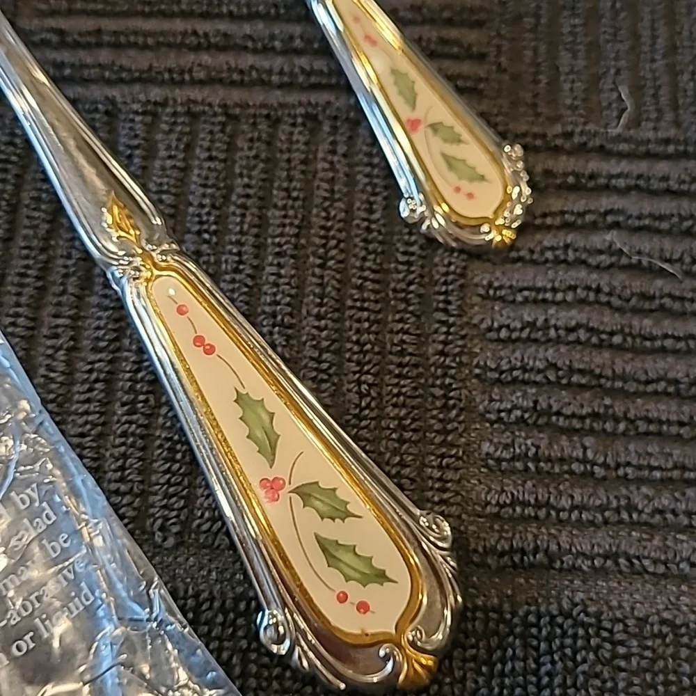 Lenox Holiday Flatware, NEW never used